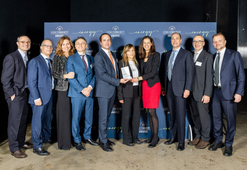 Legalcommunity Energy Awards 2025: Todarello è Law Firm of the Year LNG.